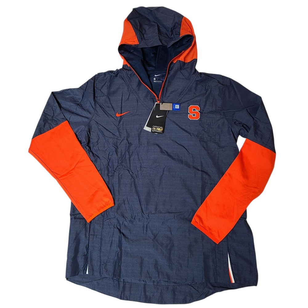 Syracuse Orange Nike Men's Pullover Repel On-Field Jacket Blue CQ5235-419 Large